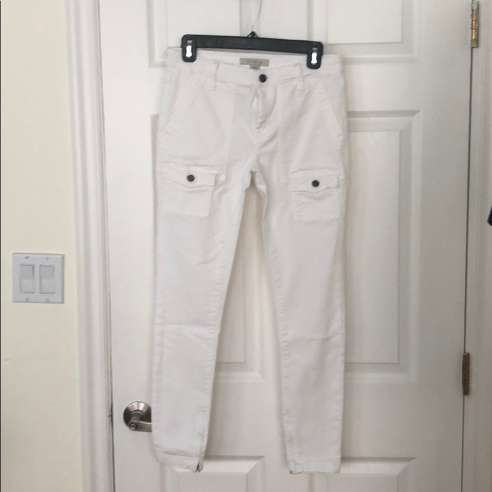 Joie So Real Skinny White Jeans